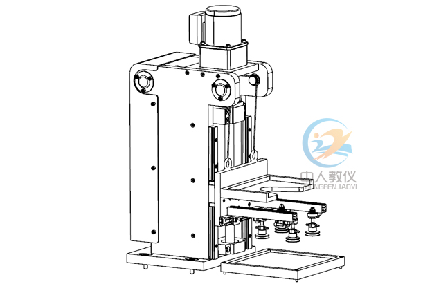 主动高低料机构