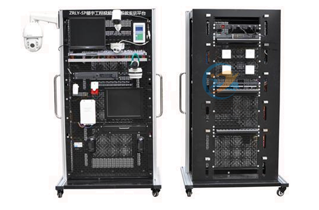 楼宇工程视频监控体系实训平台,视频监控装配与调试实训装配