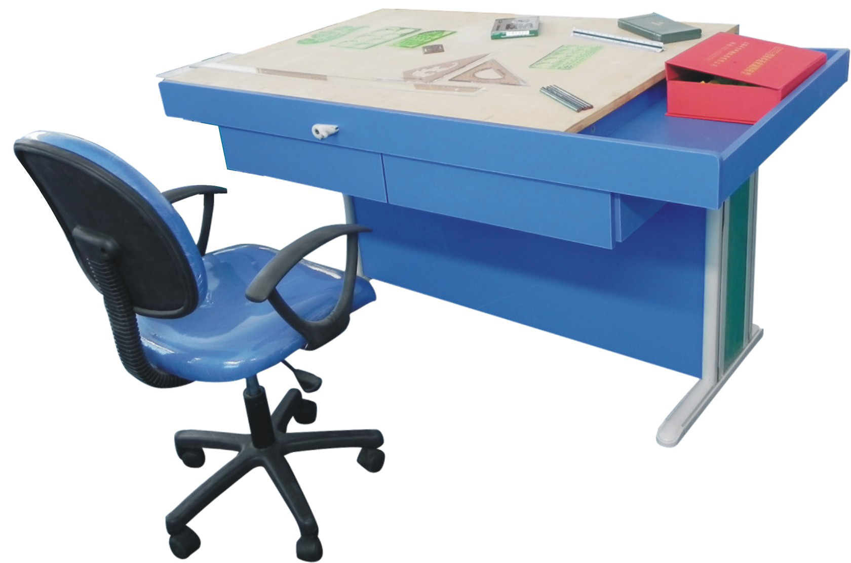 教员画图桌,教员用画图桌椅,机器制图实训装备