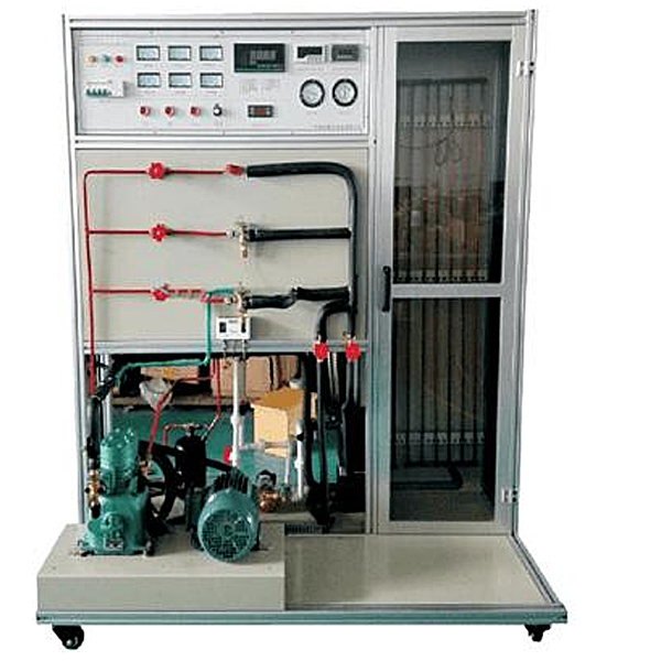 制冷机能测试实训装配(图1) 制冷功效丈量尝试尝试装配,多釜串连返混功效丈量尝试装配