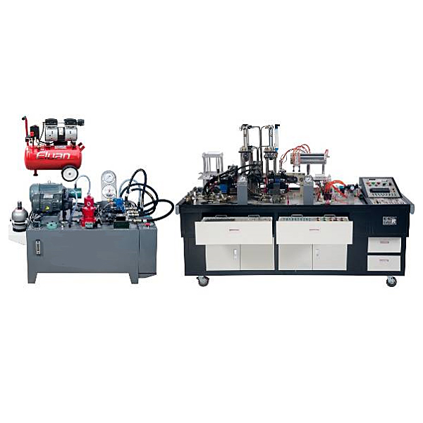 液压气动综合比赛实训台(图1) 液压气动综合比赛尝试台,冲压机模尝试拆卸