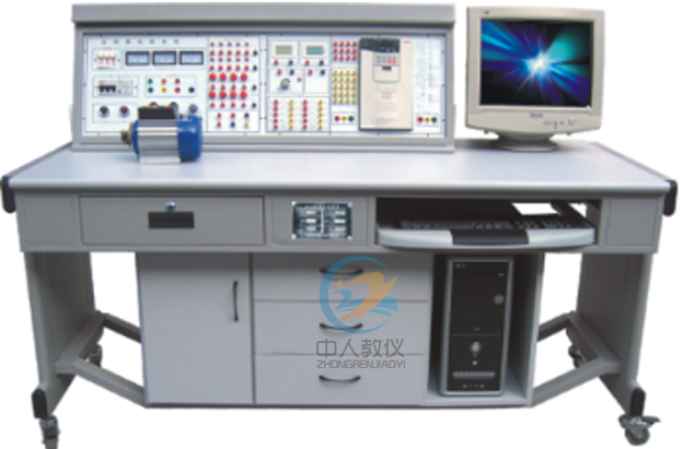 变频调速手艺实训查核装配,变频驱动实训台,变频器实训台